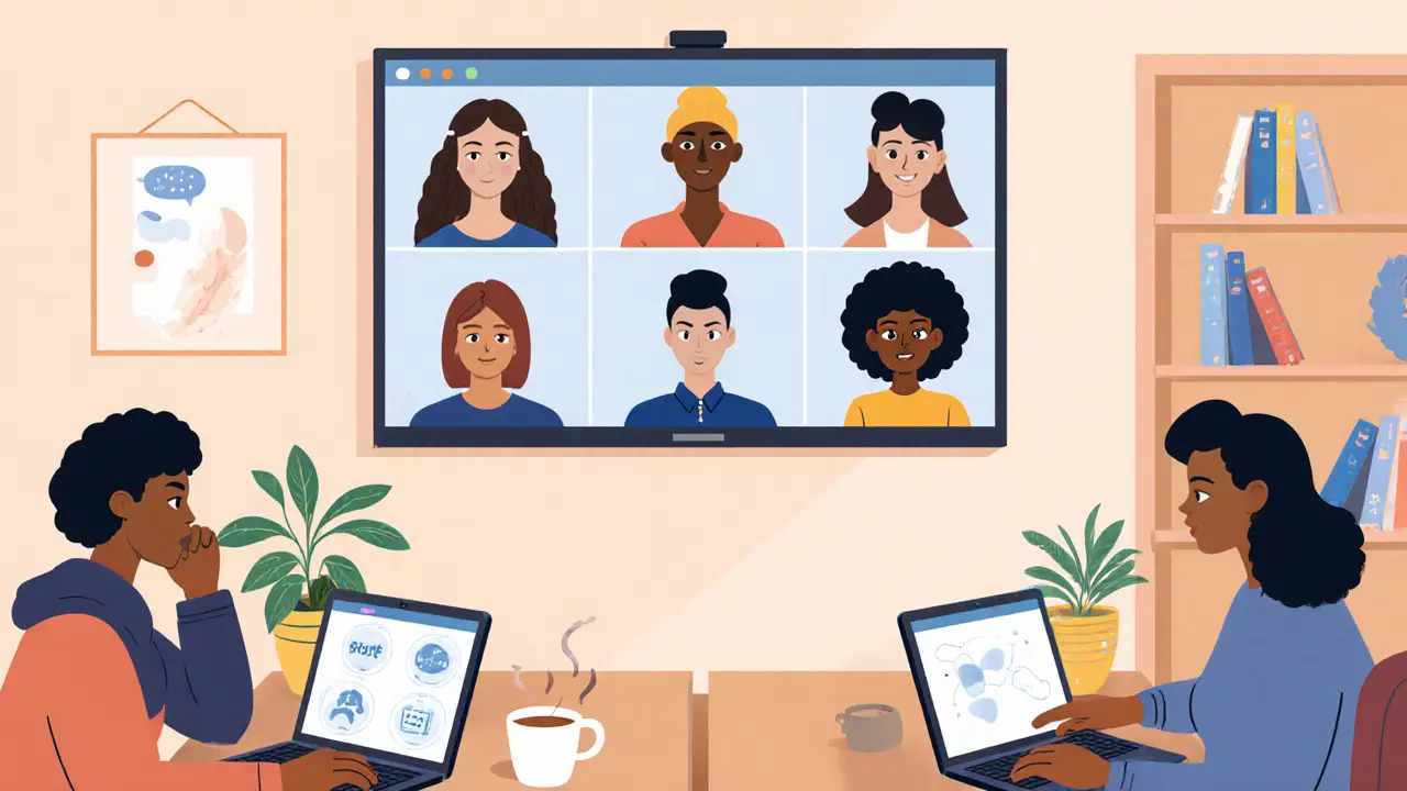 Online skupinová terapie - Jak fungují virtuální terapeutické skupiny