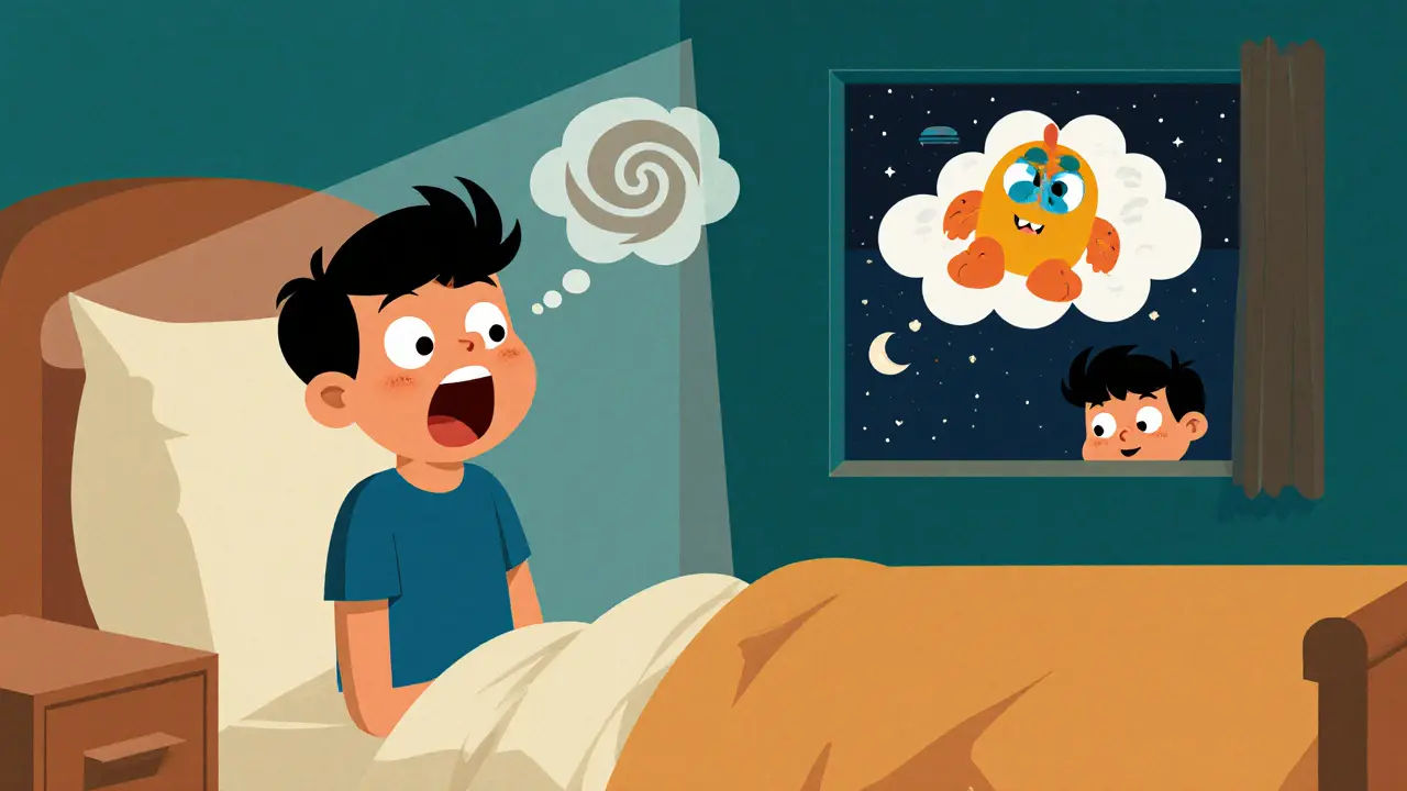 Noční děsy a noční můry u dětí - terapie a pomoc se spánkem