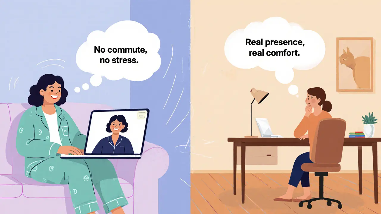 Online vs. osobní terapie: Jak si vybrat formát psychoterapeutické péče