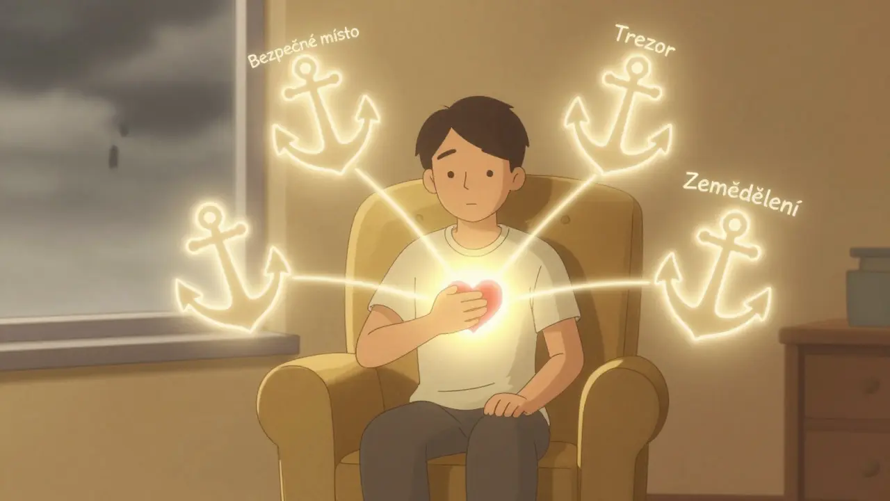 Stabilizační dovednosti před EMDR: Bezpečné kotvy a zdroje v terapii