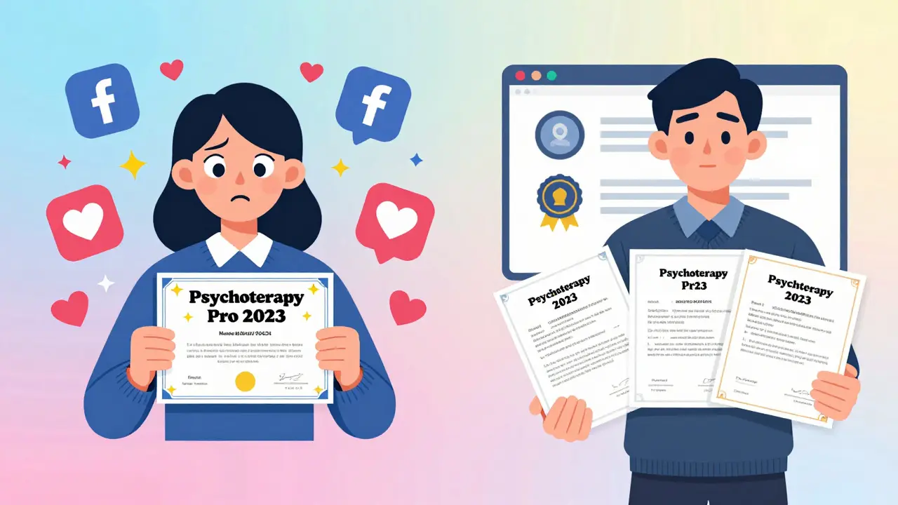 Rozdělený scénář: jeden klient s neplatným certifikátem, druhý s platnými dokumenty.