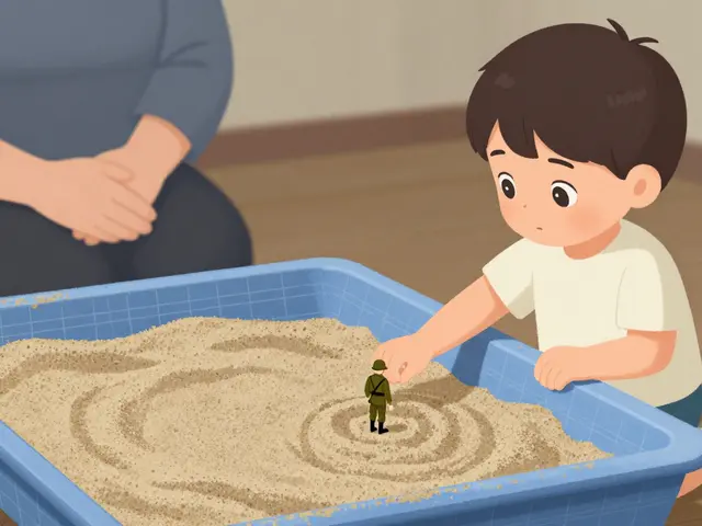 Pískoterapie: Jak práce s pískem pomáhá dětem zpracovávat emoce bez slov